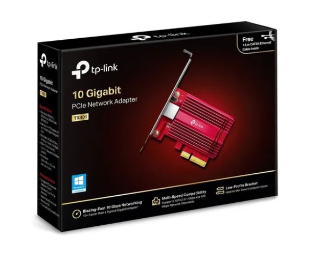 Placa Red PCI-E TP-LINK TX401 10 GIGABYTE