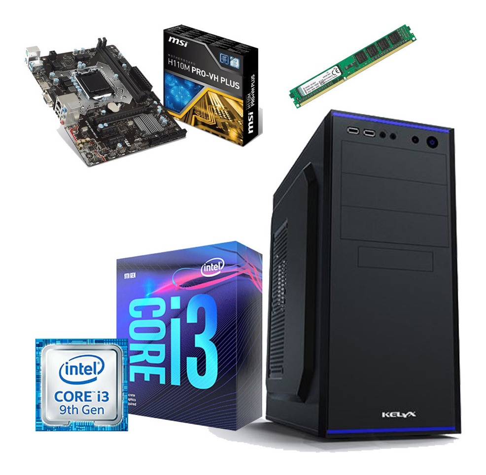 PC Intel i3 9300 - Disco SSD 240GB - Ram 8GB