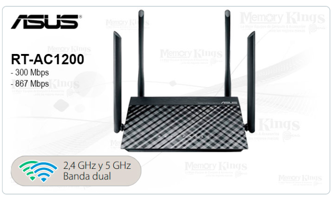 ROUTER ASUS  DUAL BAND AC 1200