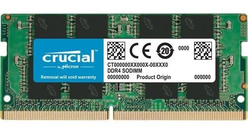 Memoria RAM Crucial 16GB DDR4 2666mHZ SODIMM CB16GS2666